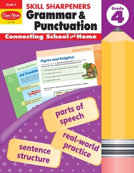 Paperback Skill Sharpeners: Grammar & Punctuation, Grade 4 Workbook Book