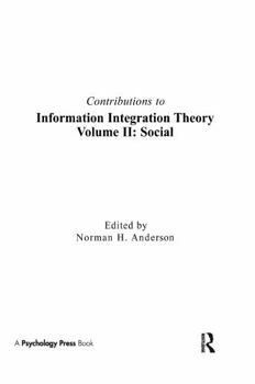 Hardcover Contributions To Information Integration Theory Book