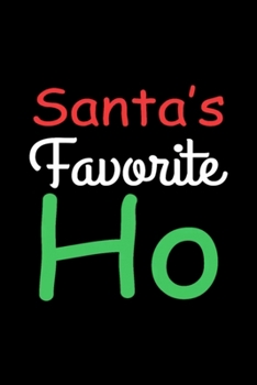 Funny Christmas Santa's Favorite: Blank Lined Notebook Journal for Work, School, Office | 6x9 110 page