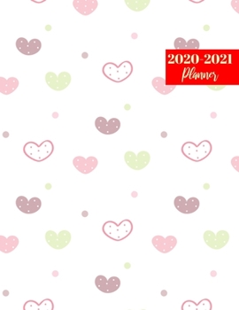 Paperback 2020-2021 Planner: Pretty Jan 1, 2020 to Dec 31, 2021: Daily, Weekly & Monthly View Planner, Organizer & Diary Book