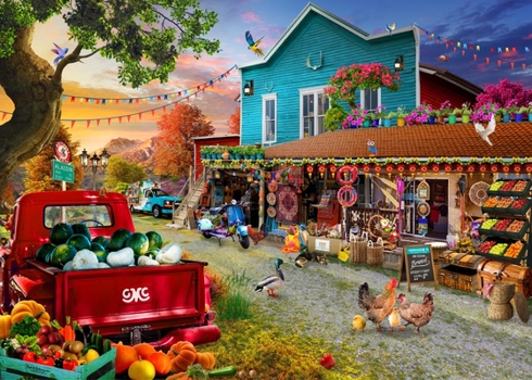 Misc. Brain Tree - Peaceful Day 1000 Pieces Jigsaw Puzzle for Adults: With Droplet Technology for Anti Glare & Soft Touch Book