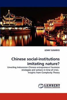 Paperback Chinese Social-Institutions Imitating Nature? Book