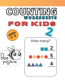 Paperback Counting Worksheets: For Kids 2. Ages 3 to 6 Book