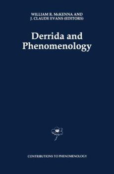 Hardcover Derrida and Phenomenology Book