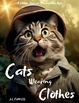 Paperback Cats Wearing Clothes: A Photo Journey Through the Ages Book