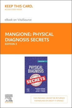 Hardcover Physical Diagnosis Secrets Elsevier eBook on Vitalsource (Retail Access Card): Physical Diagnosis Secrets Elsevier eBook on Vitalsource (Retail Access Book