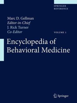 Hardcover Encyclopedia of Behavioral Medicine Book