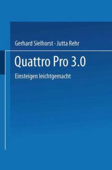Paperback Quattro Pro 3.0 [German] Book