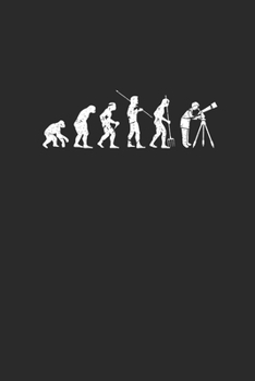 Scientist Evolution: Dotted Bullet Notebook (6" x 9" - 120 pages) ~ Science Themed Notebook for Gift / Daily Activity Journals / Diary