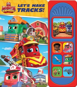 Board book Mighty Express: Let's Make Tracks! Sound Book [With Battery] Book