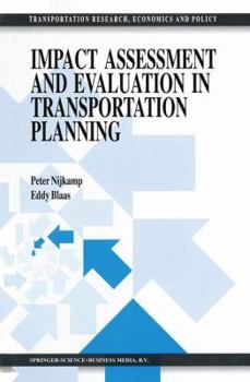 Paperback Impact Assessment and Evaluation in Transportation Planning Book