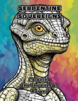 Paperback Serpentine Sovereigns: Coloring the Thrones of Power Book