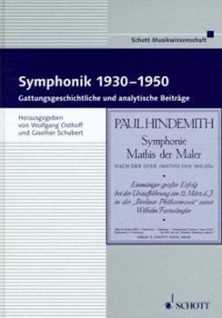 Hardcover Frankfurter Studien: Vol 9 Symphonik 1930-1950: (German Text) Book