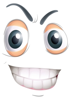 Smiley Emoticon: Notizbuch DIN A5 Blanko 120 Seiten Gesicht Lustige Mimik Comic Smilie Emotion Lachen Funny  Blick Laune Ausdruck Geschenkidee & ... Planer Tagebuch Notizheft Notizblock