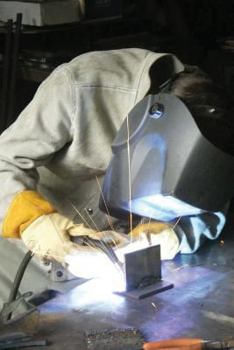 Metal Worker Welding : Notebook