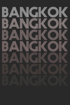 Paperback Notebook: Bangkok Ruled 6x9 120 Pages Book