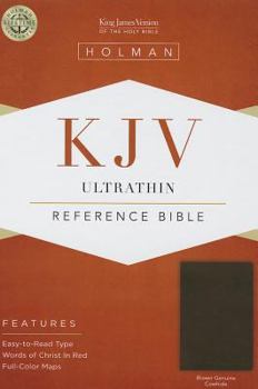 Leather Bound Ultrathin Reference Bible-KJV Book