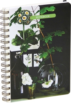 Spiral-bound Botanical Style Medium Spiral-Bound Notebook Book