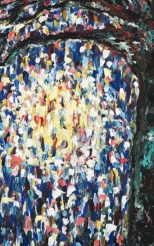 "And We ALL Dance Home" by Amity Beth: 200 Page 5"X8" Dot Grid Paper Journal  for Drawing, Planning, Bullet Journal, Art, Thoughts, Sketching, Lists and Ideas Full Moon Painting