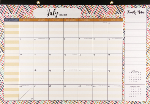 Hardcover 2023 Famiy Desk Planner and Wall Calendar (11'' X 17'') Book