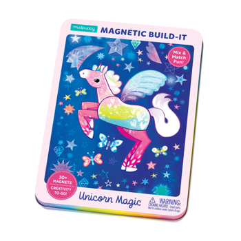 Toy Unicorn Magic Magnetic Build-It Book