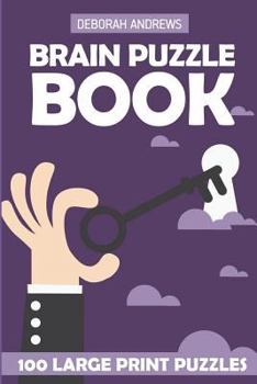Paperback Brain Puzzle Book: Rectslider Puzzles - 100 Large Print Puzzles Book