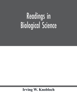 Paperback Readings in biological science Book