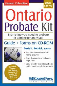 Paperback Probate Kit for Ontario: Everything you need to probate an estate Book