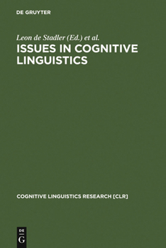 Hardcover Issues in Cognitive Linguistics Book