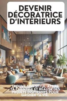 Paperback Devenir Décoratrice d'Intérieurs: Trouve ton Style, Attire ta Clientèle et Réalise des Projets Inspirants pour Gagner ta Vie. [French] Book