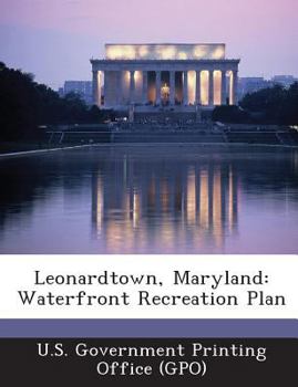 Paperback Leonardtown, Maryland: Waterfront Recreation Plan Book