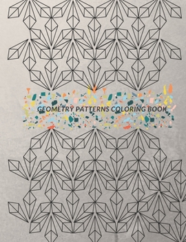 Paperback Geometry Patterns Coloring Book: Coloring book, 8.5X11, Soft Cover, Matte Finish Book