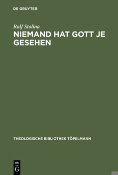 Hardcover Niemand hat Gott je gesehen [German] Book