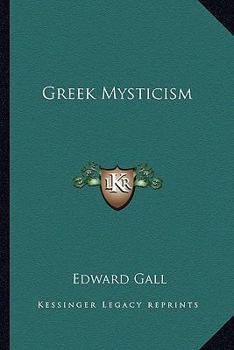 Paperback Greek Mysticism Book