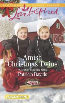 Mass Market Paperback Amish Christmas Twins [Large Print] Book