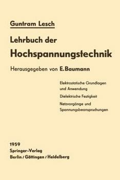 Paperback Lehrbuch Der Hochspannungstechnik [German] Book
