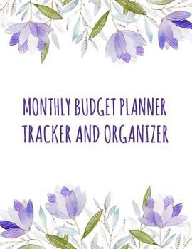 Paperback Monthly Bill Planner and Organizer Book