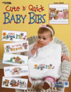 Paperback Cute 'n' Quick Baby Bibs: Cross Stitch Book