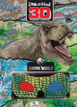 Hardcover Jurassic World: Look and Find 3D Book