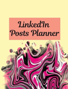 Paperback LinkedIn post planner: Organizer to Plan All Your Posts & Content Book