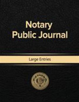Paperback Notary Public Journal Large Entries Book