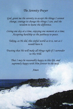 The Serenity Prayer: Waves Journal 120 Lined Pages