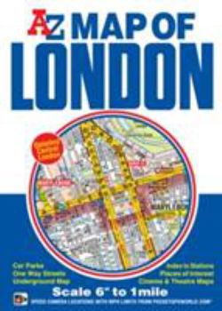 Map Map of London A-Z 1:10.56K Book