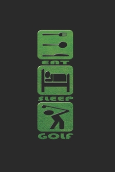 GOLF NOTIZBUCH: Golf Notizbuch die Perfekte Geschenkidee für Golfer oder Golf Lehrer. Das Taschenbuch hat 120 weiße Seiten mit Punktraster die dich ... skizzieren unterstützten. (German Edition)