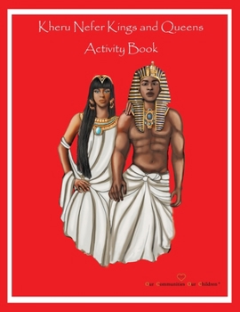 Paperback Kheru Nefer Kings and Queens Educational Activity Book