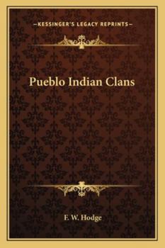 Paperback Pueblo Indian Clans Book