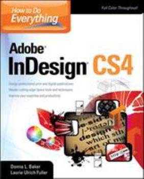 Paperback How to Do Everything Adobe InDesign CS4 Book
