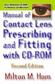 Paperback Manual of Contact Lens Prescribing and Fitting [With] Book