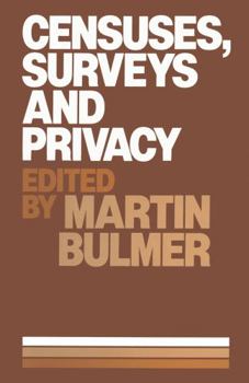 Paperback Censuses, Surveys and Privacy Book