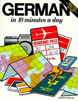Paperback German in 10 Minutes a Day Book